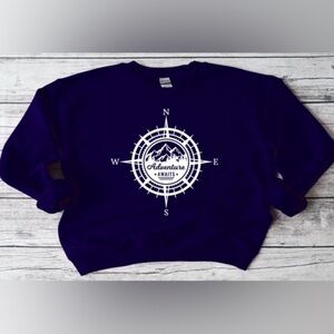 Adventure Awaits Compass Crewneck